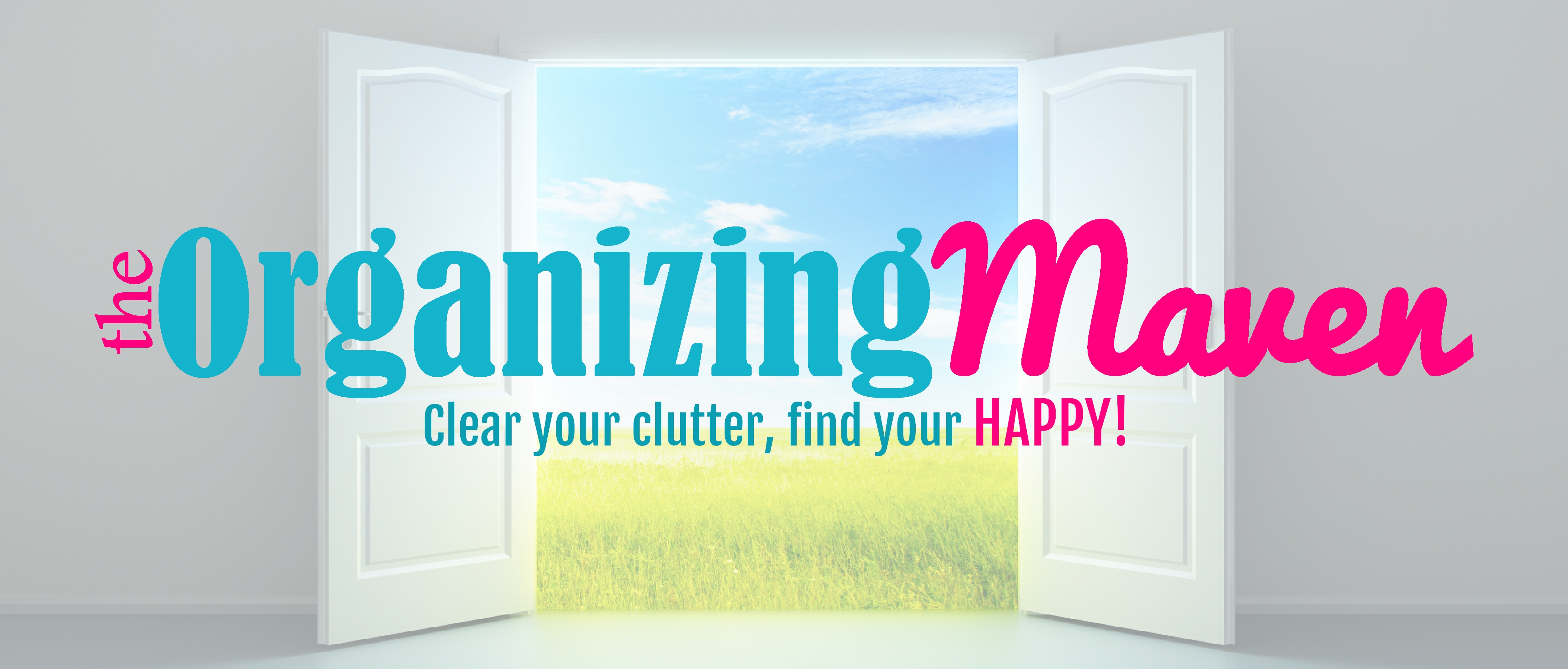 Declutter your life and get organized with the Organizing Maven - free e-course, tips and ideas for clutter free living!